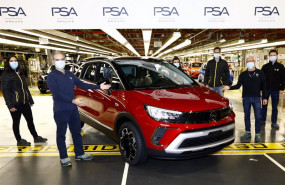 ep inicio de la produccion del opel crossland en zaragoza