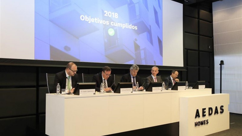 Junta de accionistas de Aedas Homes. | AEDAS HOMES - Archivo ep juntaaccionistasaedas homes