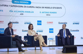 ep la presidenta de aeb alejandra kindelan y el director de ceca antonio romero d intervienen