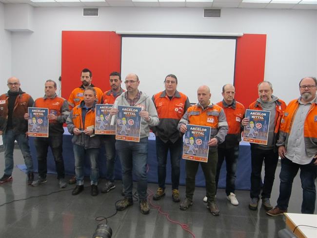 LAB, ESK, CGT Y CSI En Arcelor Mittal. | EUROPA PRESS ep lab esk cgtcsiarcelor mittal