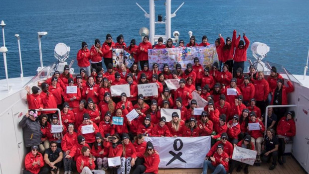 ep las 100 participantes del homeward bound 04 hb04 han culminado la mayor expedicion de mujeres a
