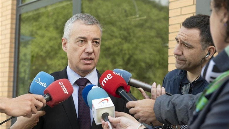 El lehendakari, Iñigo Urkullu. | GOBIERNO VASCO - Archivo ep lehendakari inigo urkullu 20190804105805