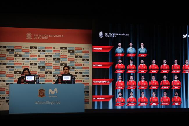 Lopetegui dando la lista para el Mundial | EUROPA PRESS ep lopetegui dandolistamundial