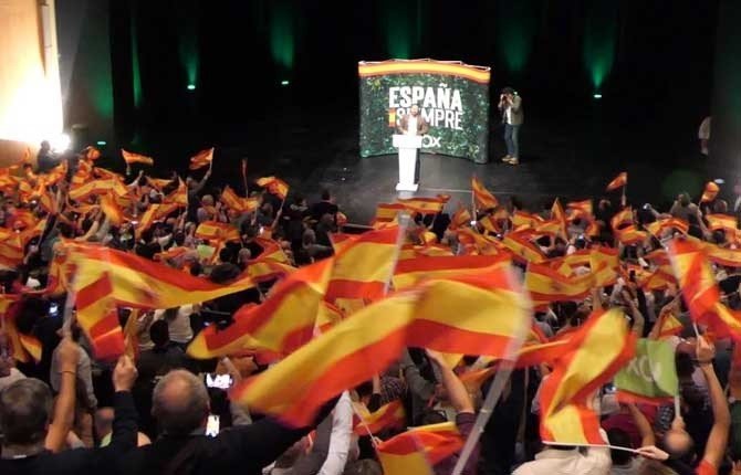 ep mitin de vox con santiago abascal en avila