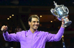 ep rafa nadal levanta su trofeo de campeon del us open 2019