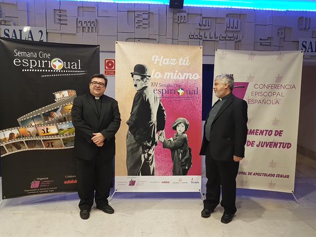 Raúl Tinajero y Peio Sánchez presentan la XIV Semana de Cine Espiritual | EUROPA PRESS ep raul tinajeropeio sanchez presentanxiv semanacine espiritual