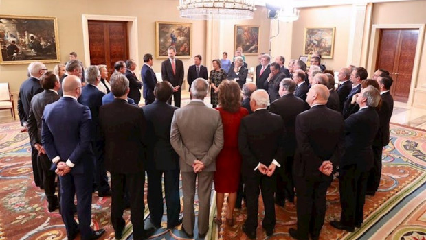 ep recepcion del rey felipe vi al comite ejecutivo de la confederacion espanola de organizaciones