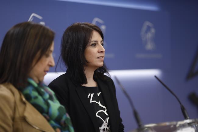 Rueda de prensa de Margarita Robles y Adriana Lastra en el Congreso | EUROPA PRESS ep ruedaprensamargarita roblesadriana lastracongreso