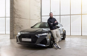 ep sergio ramos al lado de su nuevo audi rs6 avant