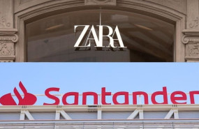 ep archivo   montaje de zara y santander como las marcas espanolas mas valiosas del mundo