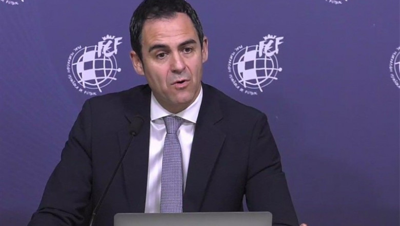 Carlos Velasco Carballo en rueda de prensa | RFEF - Archivo ep carlos velasco carballoruedaprensa