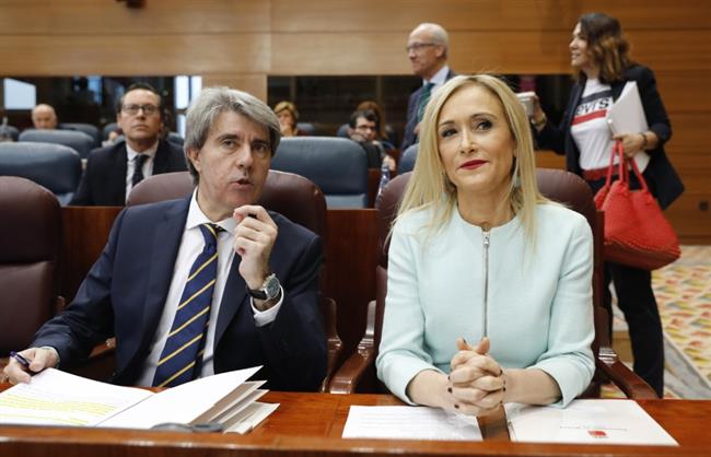 Cristina Cifuentes y Ángel Garrido en la Asamblea de Madrid | EUROPA PRESS ep cristina cifuentes y angel garridola asambleamadrid