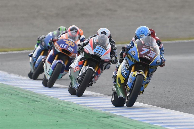 ep el piloto espanol de moto 2 lex marquez estrella galicia 00 marc vds en el gp japon 2019