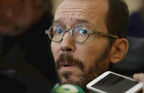 ep el secretario de accion de gobierno de podemos pablo echenique ofrece declaraciones a los medios