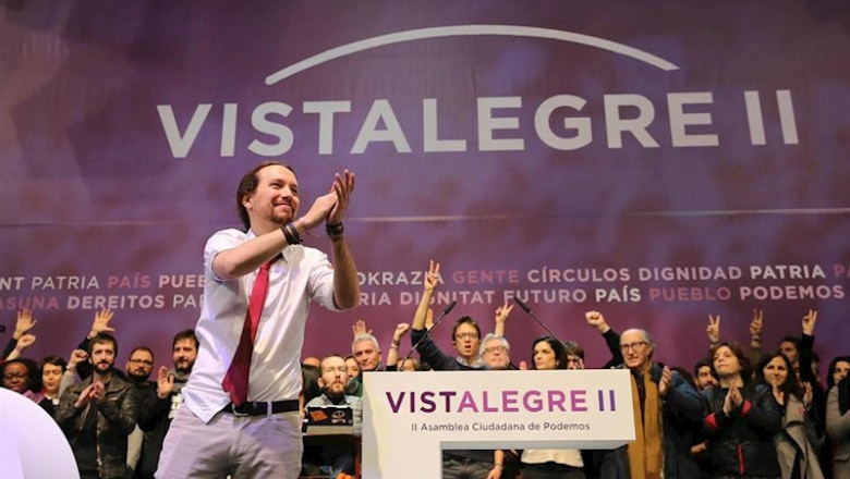 El secretario general de Podemos, Pablo Iglesias en el congreso de Vistalegre II | EUROPA PRESS - Archivo ep el secretario general de podemos pablo iglesias en el congreso de vistalegre ii