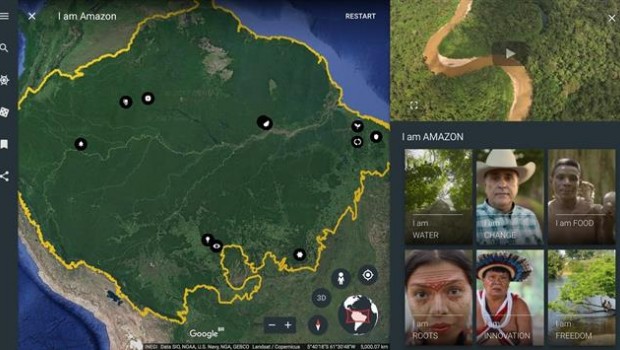ep google earth voyager amazonas amazonia selva indigenas
