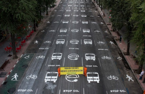 ep greenpeace reclama cambios en la movilidad que den mas espacio al ciudadano en el