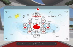 ep imagen de la pagina inicial del metaverso de vodafone vodafone 5g reality que sera la primera