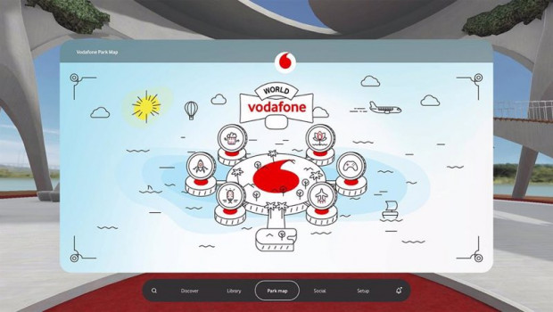 ep imagen de la pagina inicial del metaverso de vodafone vodafone 5g reality que sera la primera