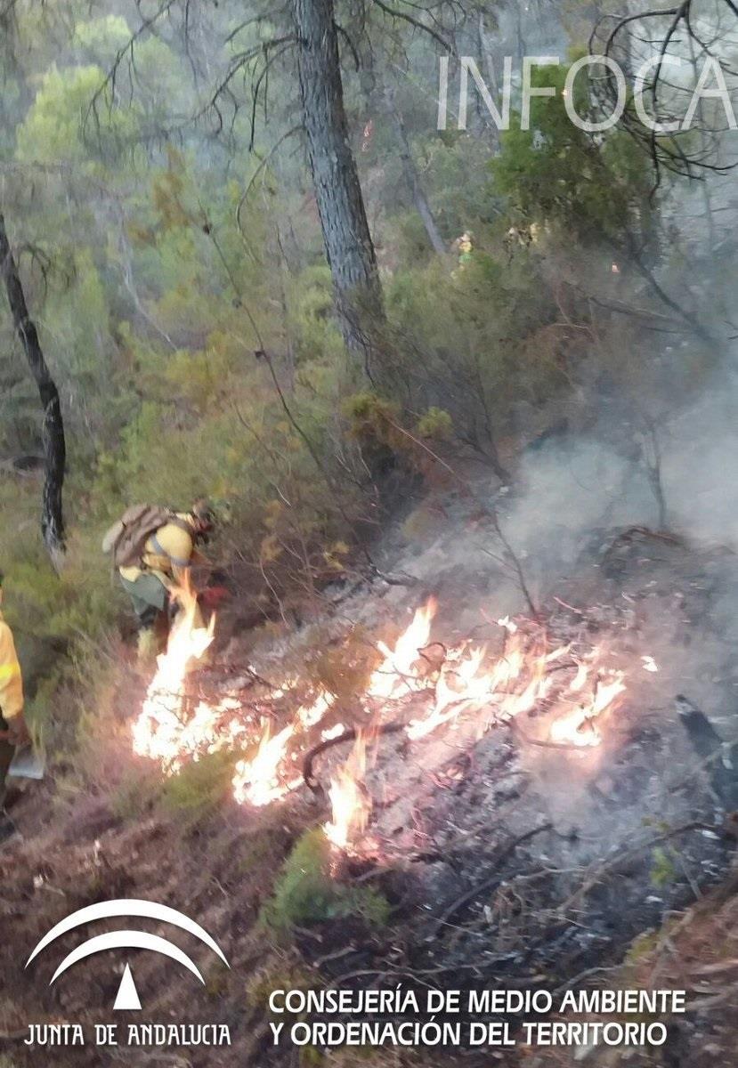 ep infoca intervieneincendiosegurala sierra de agosto2017