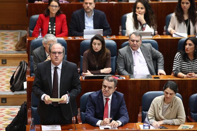 Intervención del portavoz del PSOE en la Asamblea de Madrid, Ángel Gabilondo | EUROPA PRESS ep intervencionportavozpsoela asambleamadrid angel gabilondo