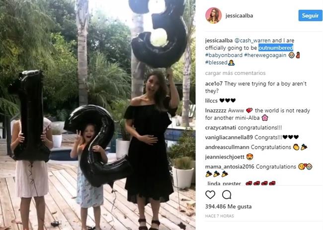 ep jessica alba sera mama por tercera vez