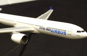 ep miniatura de un avion de airbus