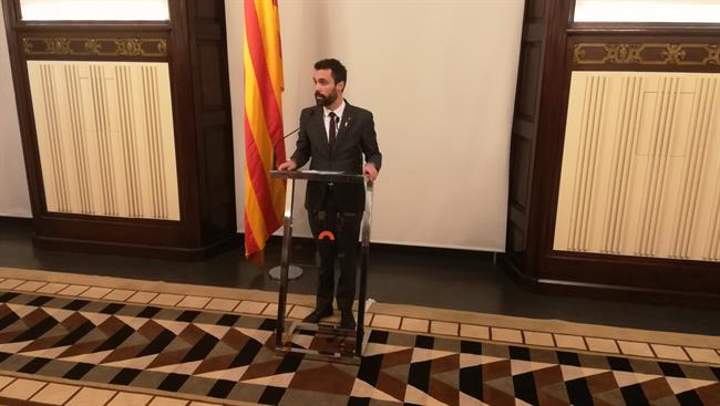 El presidente del Parlament Roger Torrent | EUROPA PRESS ep presidenteparlament roger torrent 20180321221702