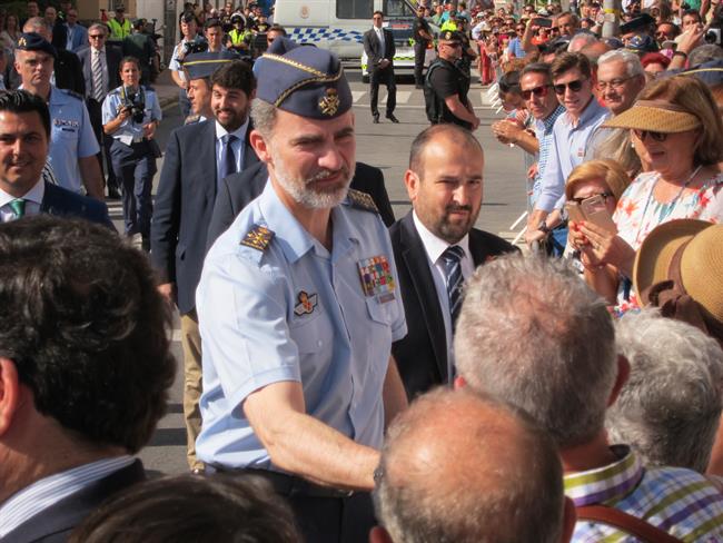 Su Majestad el Rey Don Felipe a la llegada a San Javier | EUROPA PRESS ep su majestadrey don felipela llegadasan javier
