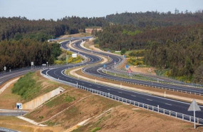 ep tramo arzua-lavacolla en la autovia entre santiago y lugo