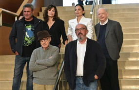 ep woody allen 1iyempresario jaume roures 2i posanaactores gina gherson 2i elena anaya 3i y wally shawn 4i durantepresentacioniniciorodajesu nueva peliculasan sebastian contitulo provisional wasp2019