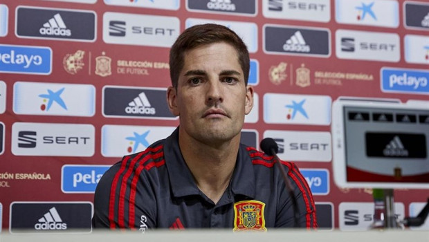 ep 03 september 2019 spain madrid spains manager robert moreno attends a press conference for the