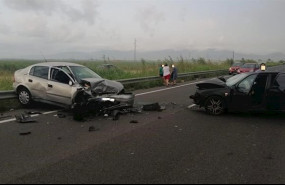 ep accidente de trafico en sueca en valencia imagen de archivo