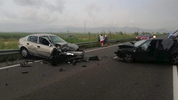 ep accidente de trafico en sueca en valencia imagen de archivo