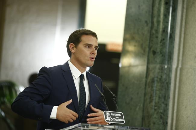 Albert Rivera en rueda de prensa tras llegar a un acuerdo de investidura con PP | Europa Press - Archivo ep albert riveraruedaprensallegarun acuerdoinvestidurapp
