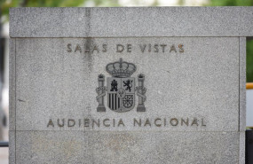 ep archivo   fachada de la audiencia nacional en madrid espana