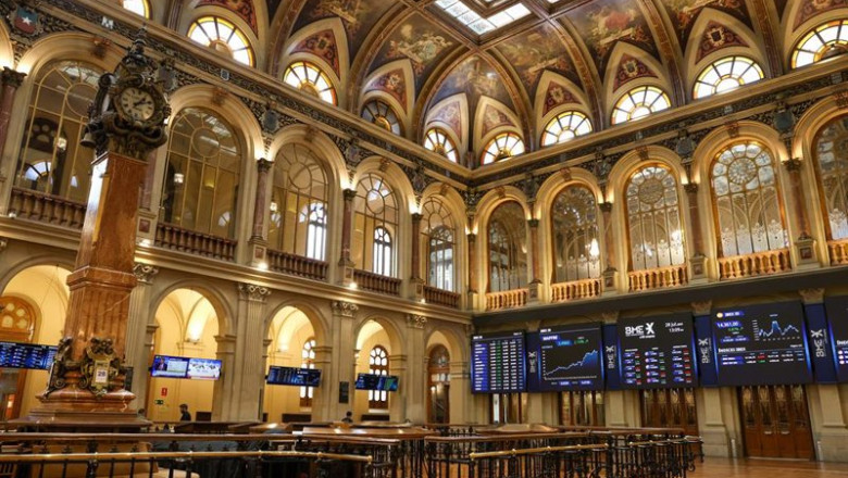 ep archivo   imagen del palacio de la bolsa de madrid a 28 de julio de 2025 en madrid espana
