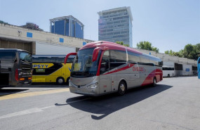ep archivo   un autobus en la estacion sur de mendez alvaro con motivo de la operacion salida de