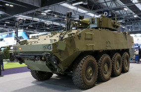 ep archivo   vehiculo blindado 8x8 dragon en la feria internacional de defensa y seguridad feindef