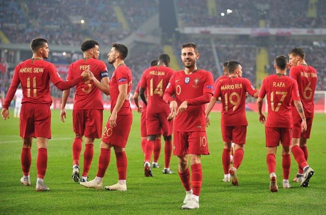 Bernardo Silva celebra un gol con la selección de Portugal | @SELECAOPORTUGAL ep bernardo silva celebragolla seleccionportugal