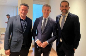 ep de izquierda a derecha ricardo carbonell asp alberto nunez feijoo pp y josep buixeda asp