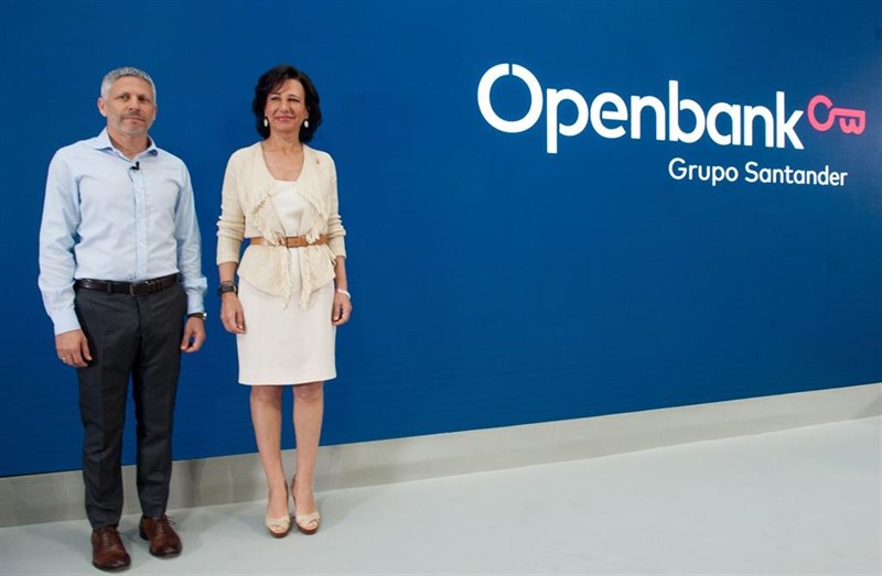 ep el consejero delegado de openbank ezequiel szafir junto a la presidenta de santander ana botin