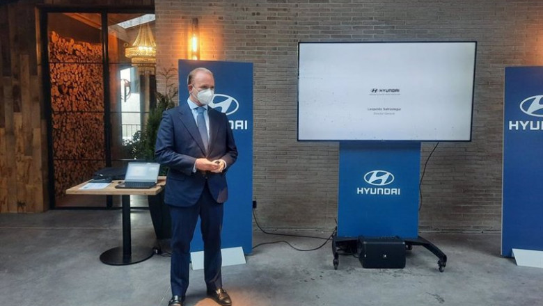 El director general de Hyundai en España, Leopoldo Satrustegui. | PEDRO DAVILA-EUROPA PRESS ep el director general de hyundai en espana leopoldo satrustegui