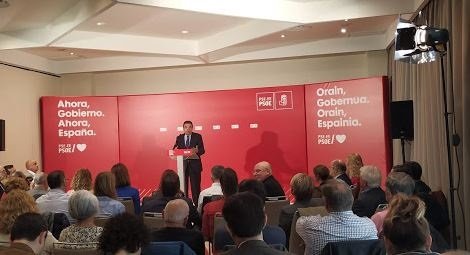 ep el ministro de agricultura en funciones luis planas en un acto en vitoria