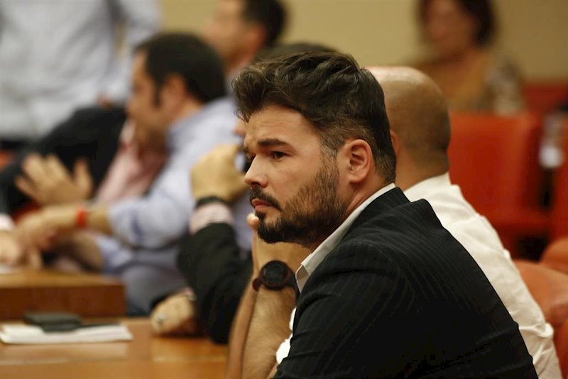 ep el portavoz de erc en el congreso de los diputados gabriel rufian en el congreso de los diputados