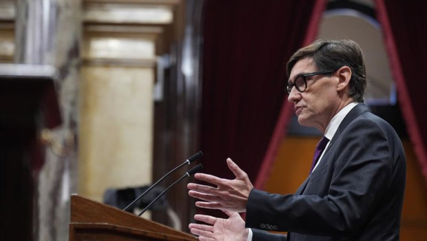 ep el president de la generalitat salvador illa interviene durante una sesion de control al govern