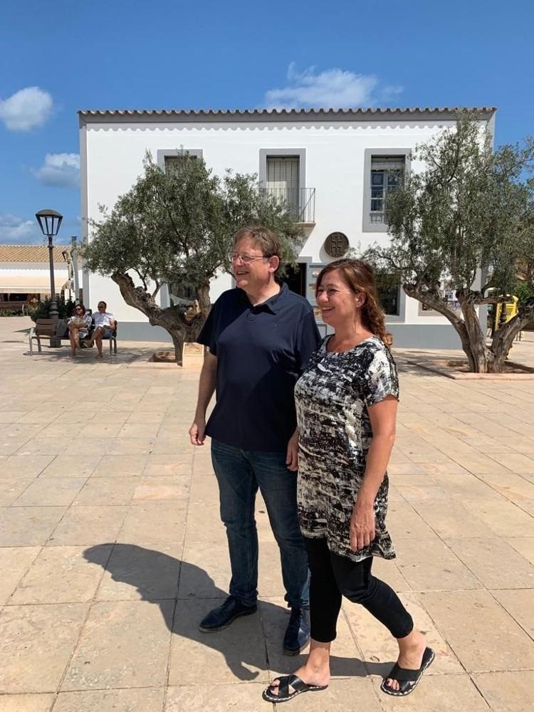 El presidente de la Generalitat Valenciana, Ximo Puig, y la presidenta de Baleares, Francina Armengol. | CAIB ep el presidente de la generalitat valenciana ximo puig y la presidenta de baleares francina armengol