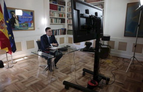 ep el presidente del gobierno pedro sanchez preside por videoconferencia la reunion interministerial