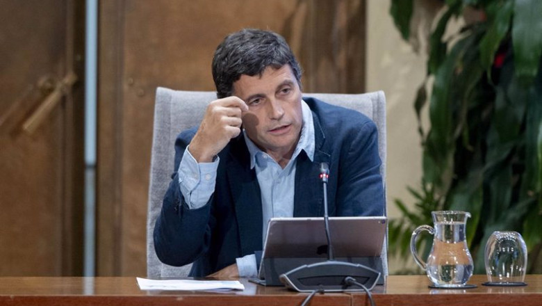 El secretario de estado de la Seguridad Social y Pensiones, Borja Suárez, durante la presentación de la nueva aplicación de la Seguridad Social para realizar trámites. | Alberto Ortega - Europa Press ep el secretario de estado de la seguridad social y pensiones borja suarez durante la presentacion