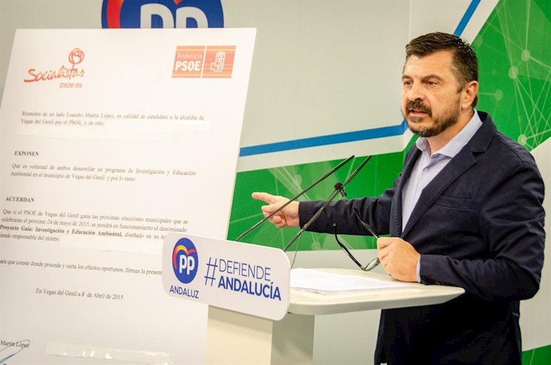 ep el vicesecretario general del pp-a toni martin en rueda de prensa